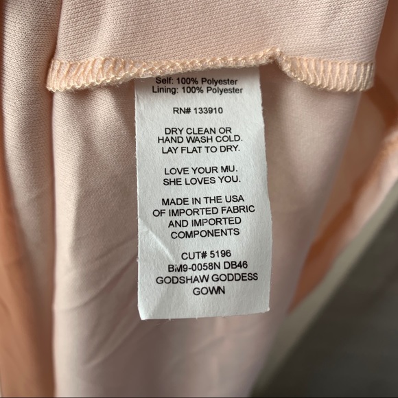 Show Me Your MuMu Blush Godshaw Goddess Gown - Picture 6 of 7